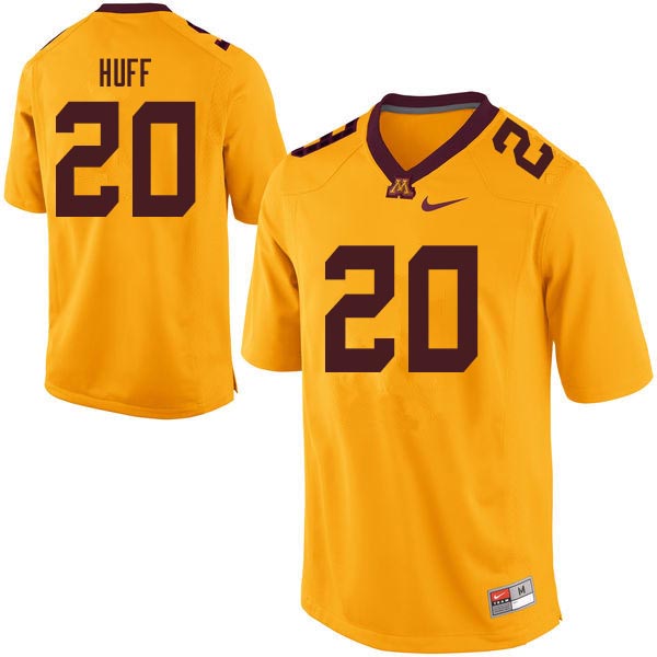 Men #20 Julian Huff Minnesota Golden Gophers College Football Jerseys Sale-Gold